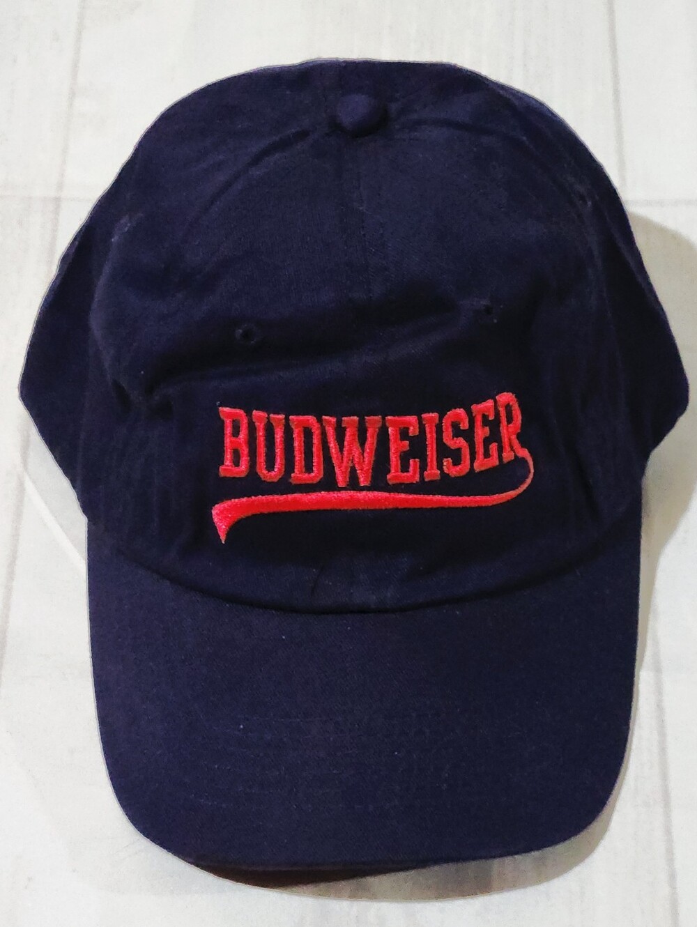 Budweiser Navy Blue Embroidered Hat